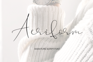 Aeriform: The Elegant Script Font for Sophisticated Branding
