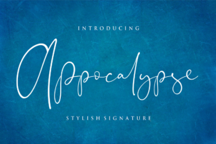Appocalypse: The Classy Signature Typeface for Polished Branding