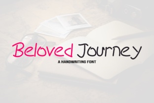 Beloved Journey: A Handwritten Typeface for Editorial Design