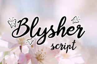Blysher: The Handwritten Typeface for Elegant Digital Branding