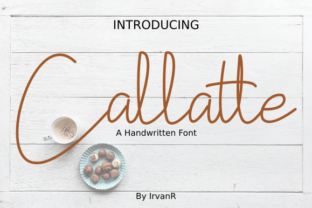 Callatte: A Handwritten Script Font for Editorial Design