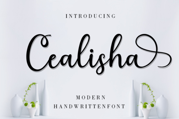 Cealisha: A Modern Handwritten Typeface for Authentic Branding