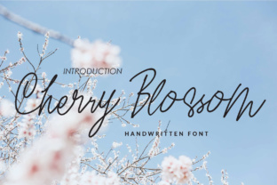 Cherry Blossom: A Fresh Handmade Calligraphy Font for Modern Branding