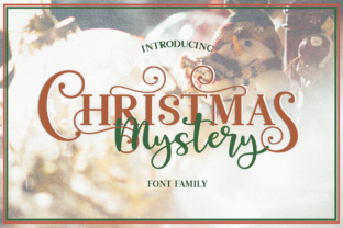 Christmas Mystery Family: A Premium Typeface for Festive Branding