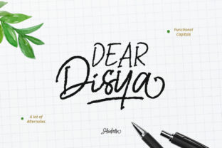 Dear Disya: A Handwritten Typeface for Editorial Calm