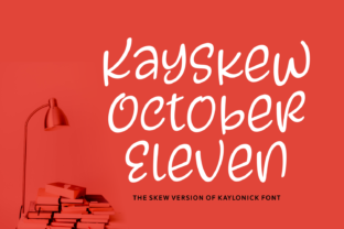 Kayskew October Eleven: A Modern Skew Typeface for Digital Brands
