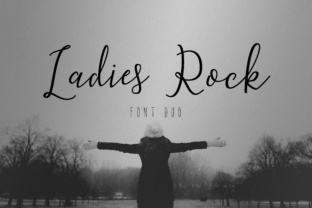 Ladies Rock Duo: A Striking Script Amp Typeface for Modern Branding