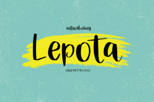 Lepota: The Handwritten Typeface That Elevates Campaign Visuals