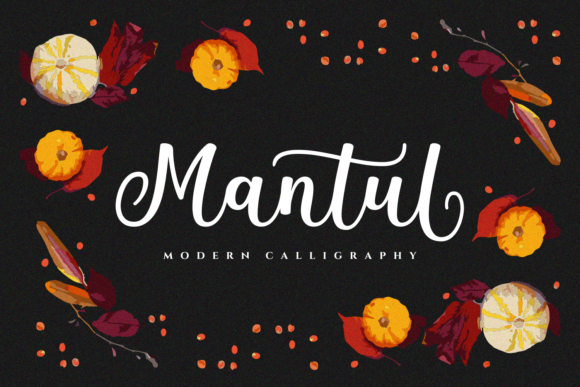 Mantul: A Modern Script Typeface for Editorial Design