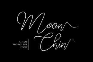 Moon Chin Typeface: Elevate Your Brand with Elegant Script Design