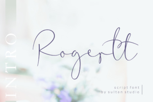 Rogertt: The Modern Calligraphy Typeface for Handmade Brands