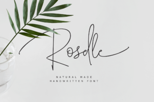 Roselle: The Handwritten Script Font That Elevates Small Business Branding