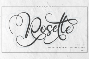 Rosette: A Modern Script Typeface for Chic Editorial Design