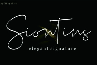 Siontins: The Premium Script Font for Upscale Campaigns