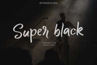 Super Black: The Handwritten Typeface for Engaging Editorial Design