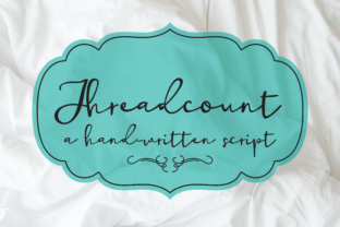 Threadcount: The Handwritten Typeface for Modern Web Design