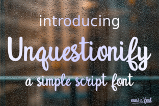Unquestionify: A Script Typeface for Modern Web Design