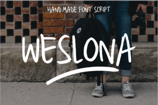 Weslona: The Playful Script Font for Handmade Brands
