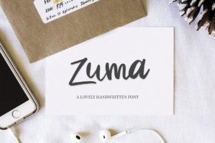 Zuma: The Handwritten Typeface for Modern Editorial Design